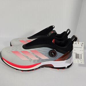 Adidas Adizero ZG BOA Spikeless Golf Shoes IH9896 Mens Size 12 White Black Red